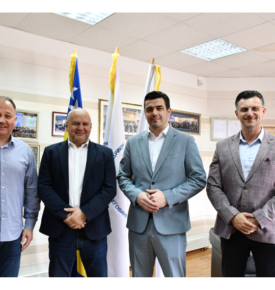 Predstavnici Rukometnog saveza Bosne i Hercegovine u službenoj posjeti OK BiH