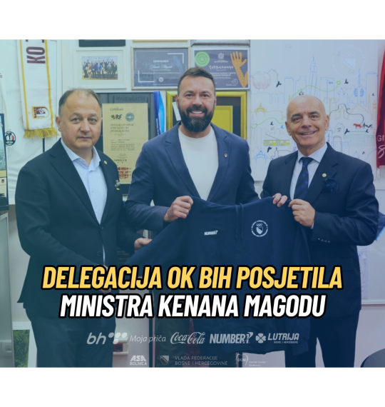 Delegacija OK BiH kod ministra Magode