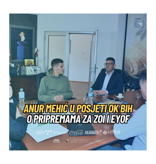 Anur Mehić u posjeti OK BiH