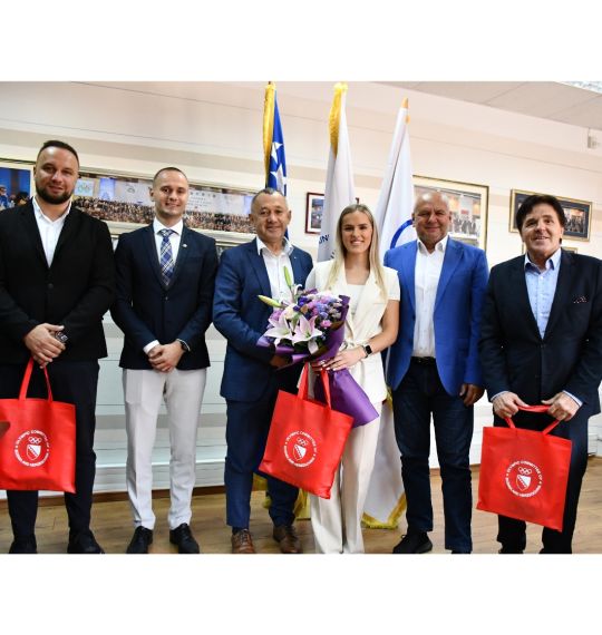 Olimpijski komitet BiH upriličio prijem za Nejru Sipović, osvajačicu titule Grand Winner 2026