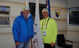 Freelancer novinar Vedat Spahović u posjeti Olimpijskom komitetu BiH