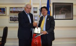 Japanese Embassy in BiH visited the Olympic Committee of BiH