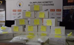 NOC BiH donated 2,000 masks to BiH NSFs