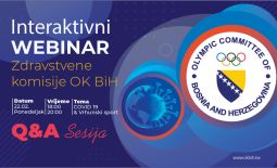 Webinar of the Medical Commission of the NOC BIH