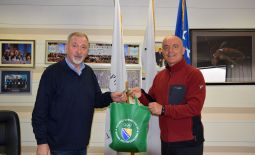 Rusmir Halilović visits the Olympic Committee of Bosnia and Herzegovina