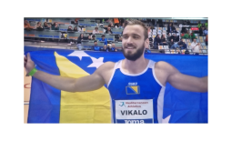 Edhem Vikalo, vice-champion of the Mediterranean in the hall for younger seniors