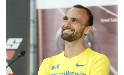 Amel Tuka in the semi-finals of the European Indoor Championship