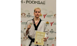 Bh. taekwondo player Nedžad Husić won silver at the tournament in Bulgaria