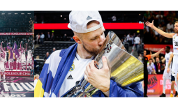 Džanan Musa, wrapped in the BIH flag Džanan Musa, celebrated the title of European champion