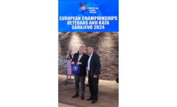 EJU President dr. Toth congratulated the NOC BIH Vice President