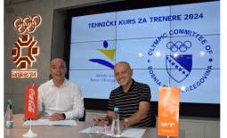 NOC BIH and Athletics NF BIH signed the Agreement for TCC 2024