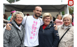 Amel Tuka at the race "Race for the Cure"