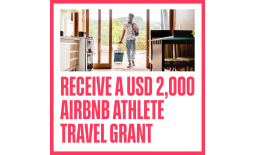 Applications are open: Airbnb Athlete Travel Grant