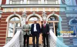 Nenad Lalovic visits the Olympic Museum