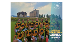 Women's rugby team camp with the support of the TSG program