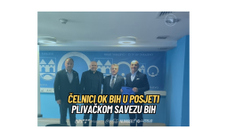 Čelnici OK BIH u posjeti Plivačkom savezu BiH